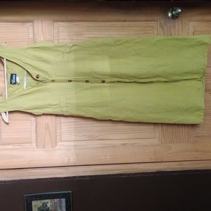 Vintage Positive Influence button up front dress